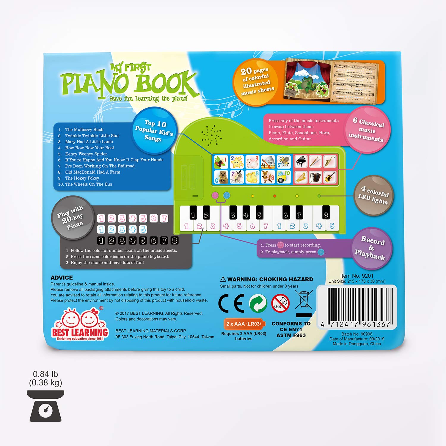 My First Piano Musical Book